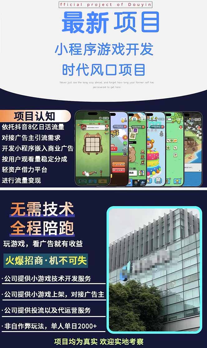 图片[2]-2025最热抖音项目 Ai时代风口项目小程序游戏开发 实测单个游戏日收入1800+-黑斯坦丁项目网
