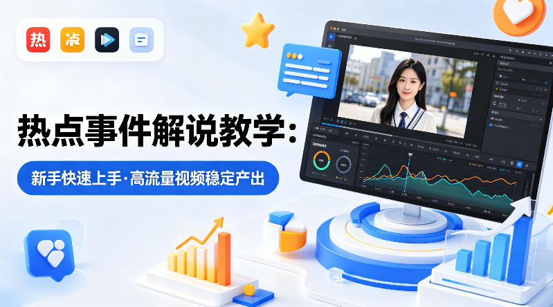 某大V的热点事件解说教学,新手也能快速上手,稳定产出高流量解说视频 某大V的热点事件解说教学,新手也能快速上手,稳定产出高流量解说视频