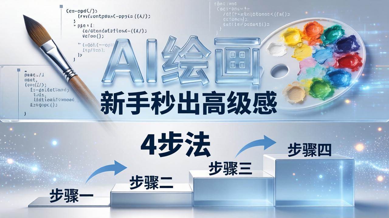 （18225期）AI绘画入门别再硬磕了！即梦4步法：万能提示词公式+BRTR框架，新手秒出高级感